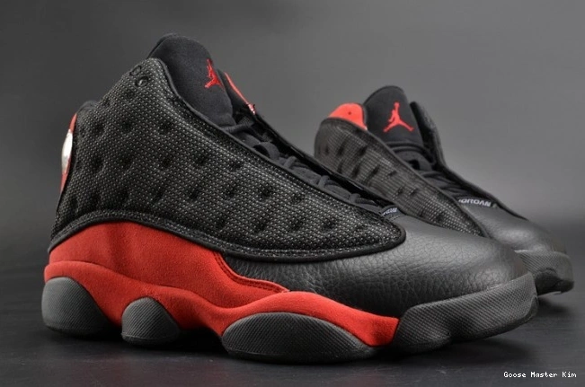 Jordan RetroBred red  414571-004 mens black Air 13 0709
